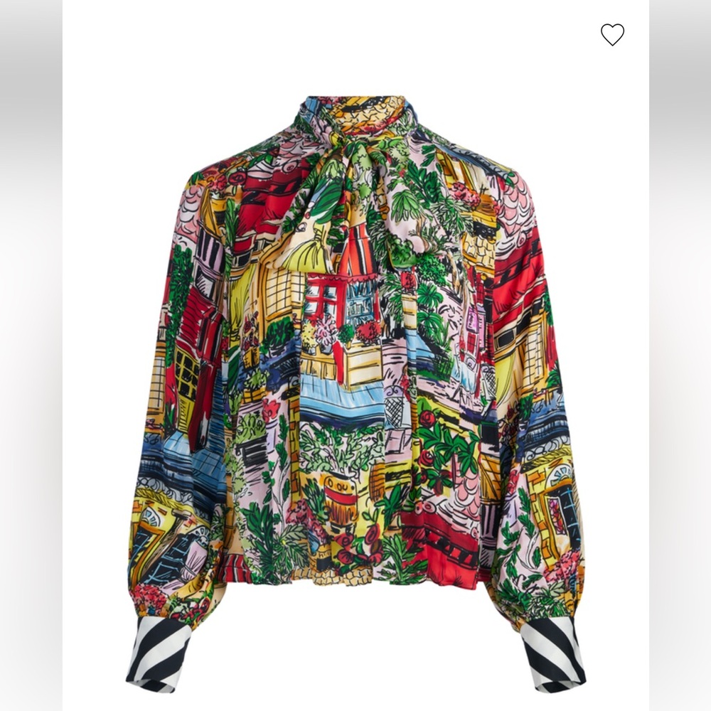 Alice and Olivia Gertrude Blouse
